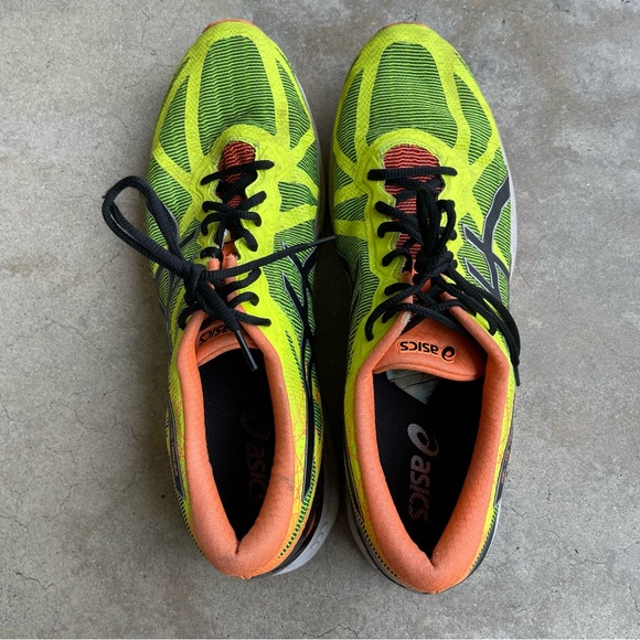 Asics Gel DS Trainer 21 Shoes Mens Size 14 Yellow Running Shoes Sneakers T624N - Picture 4 of 13